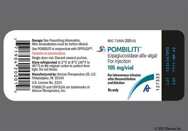 yellow - POMBILITI 105mg Powder for Injection