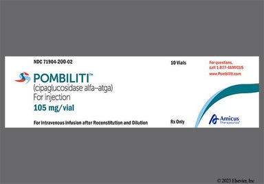yellow - POMBILITI 105mg Powder for Injection