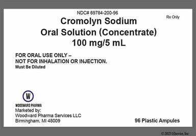 Colorless Not applicable - Cromolyn Sodium 100mg/5mL Solution