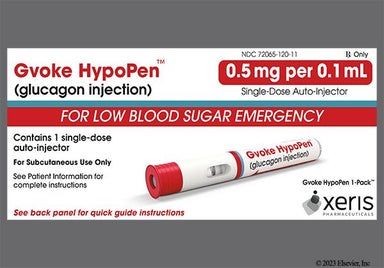 yellow - Gvoke HypoPen 1-Pack 0.5mg/0.1mL Auto-Injector Solution for Injection