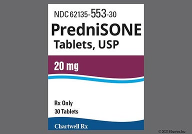 White Round Ce 127 - Prednisone 20mg Tablet