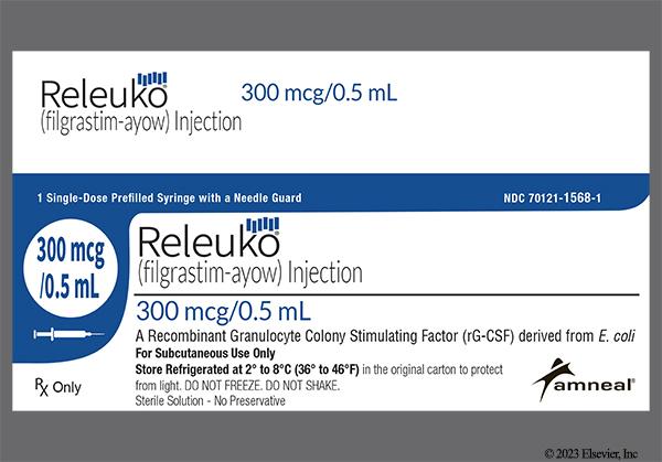 colorless - Releuko 300mcg/0.5mL Solution for Injection