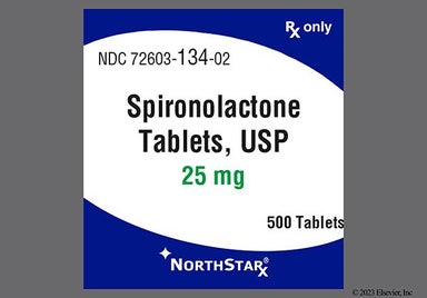 White Round SPIT - Spironolactone 25mg Tablet