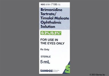 green-yellow - Brimonidine Tartrate/Timolol Maleate 0.2%-0.5% Ophthalmic Solution