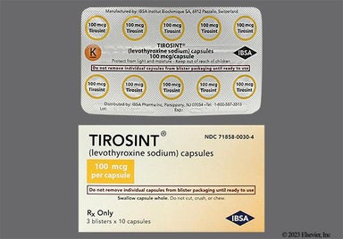 Amber K - TIROSINT 100mcg Capsule