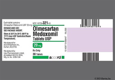 White Round FS2 - Olmesartan Medoxomil 20mg Tablet