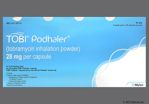 Colorless Myl Tph Logo - TOBI Podhaler 28mg Powder for Inhalation
