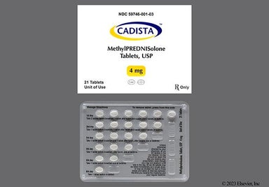 White Oval Tl 001 - Methylprednisolone 4mg Tablet