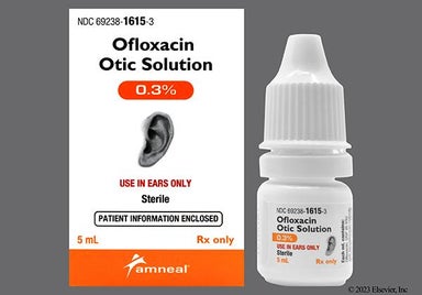 yellow - Ofloxacin 0.3% Otic Solution