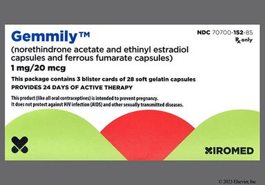 Pink Oval Xi - Gemmily 1mg-20mcg Capsule