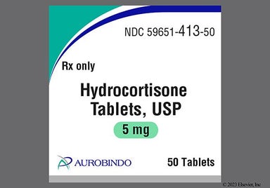 White Round HC5 - Hydrocortisone 5mg Tablet