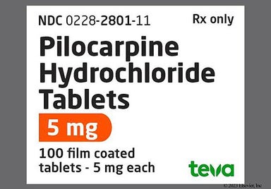 White Round 5 And Sal - Pilocarpine Hydrochloride 5mg Tablet