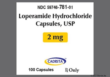 Brown Capsule C781 C781 - Loperamide Hydrochloride 2mg Capsule