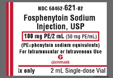 Yellow Not applicable - Fosphenytoin Sodium 100mg PE/2mL Solution for Injection