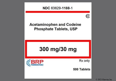 White Round W242 - Acetaminophen/Codeine Phosphate 300mg-30mg Tablet