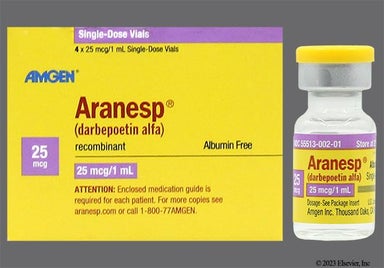 colorless - Aranesp 25mcg/mL Solution for Injection