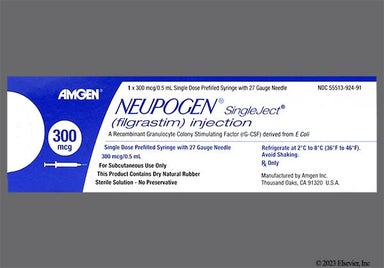 colorless - Neupogen 300mcg/0.5ml Solution for Injection