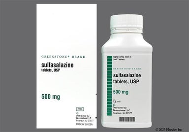 Orange Round G 500 - Sulfasalazine 500mg Tablet