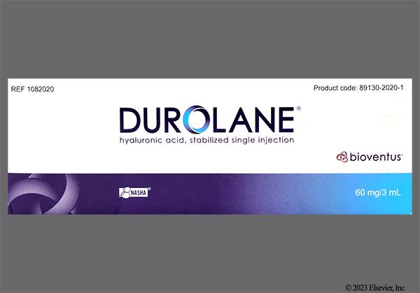 colorless - DUROLANE 60mg/3mL Prefilled Syringe for Injection