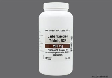Pink Oblong 268 And 533 - Carbamazepine 200mg Tablet