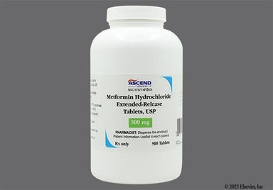 White Oval 500 - Metformin Hydrochloride 500mg Extended-Release Tablet