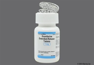 White Round Yh And 116 - Guanfacine 1mg Extended-Release Tablet