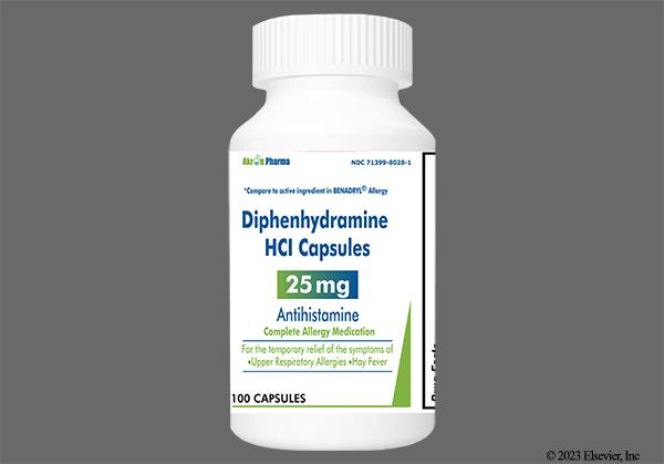 Diphenhydramine Hydrochloride Active Ingredient In Benadryl For