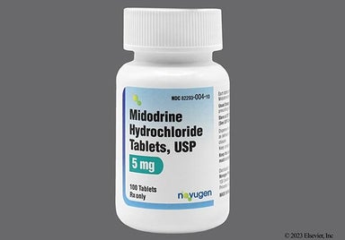 White Round N And 5 - Midodrine Hydrochloride 5mg Tablet