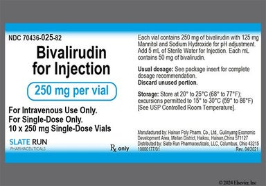 white - Bivalirudin 250mg Powder for Injection