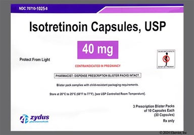 Brown Capsule 1025 - Isotretinoin 40mg Capsule