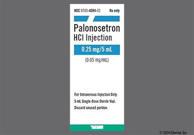 colorless - Palonosetron Hydrochloride 0.25mg/5mL Solution for Injection