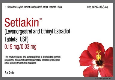 White Round N And P - Setlakin 0.15mg-0.03mg Tablet