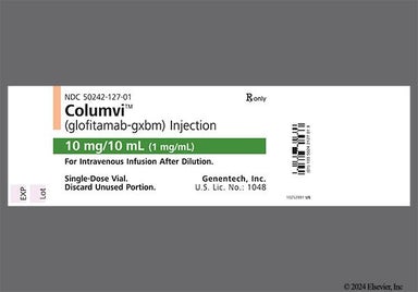 colorless - Columvi 10mg/10mL Solution for Infusion