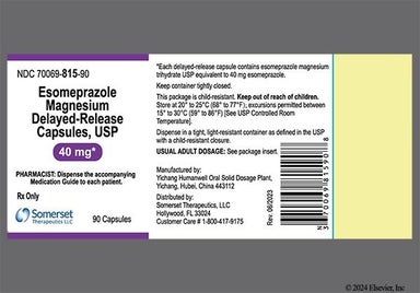 Blue Capsule A 108 40mg - Esomeprazole Magnesium 40mg Delayed-Release Capsule