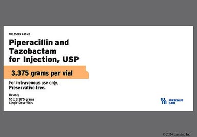white - Piperacillin/Tazobactam 3.375g Powder for Injection