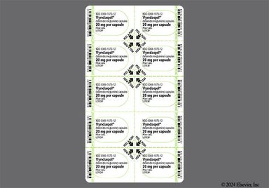 Yellow Capsule VYN 20 - Vyndaqel 20mg Capsule
