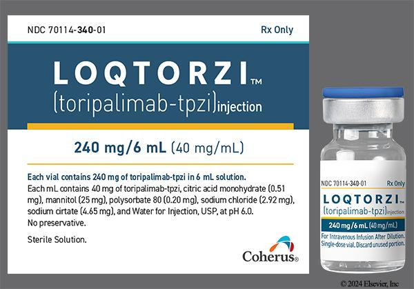 yellow - LOQTORZI 240mg/6mL Solution for Injection
