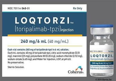 yellow - LOQTORZI 240mg/6mL Solution for Injection