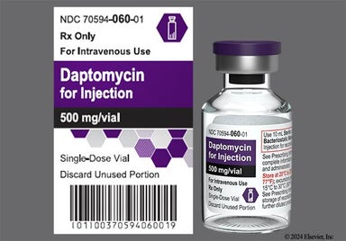 Brown Not applicable - Daptomycin 500mg Powder for Injection