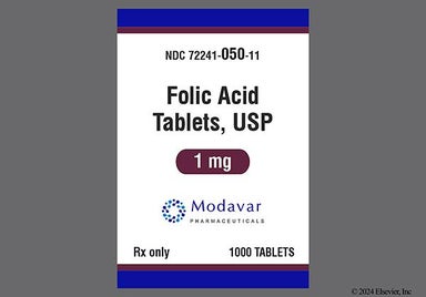 Yellow Round C3 - Folic Acid 1mg Tablet