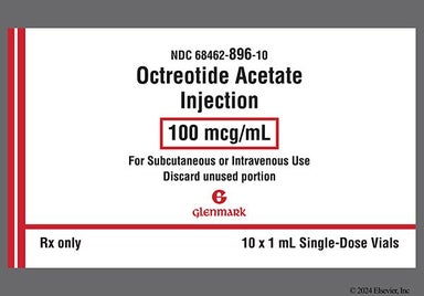 colorless - Octreotide Acetate 100mcg/mL Solution for Injection
