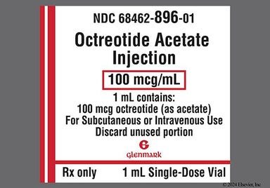 colorless - Octreotide Acetate 100mcg/mL Solution for Injection