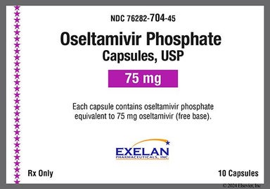 Yellow And White Ig704 75Mg - Oseltamivir Phosphate 75mg Capsule