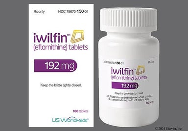 White Round 192 And Efl - Iwilfin 192mg Tablet