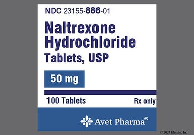 Yellow Oval Ce 38 - Naltrexone Hydrochloride 50mg Tablet