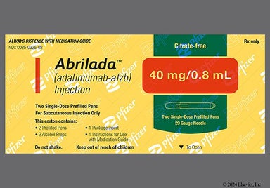 brown - Abrilada 40mg/0.8mL Pre-Filled Pen Solution for Injection