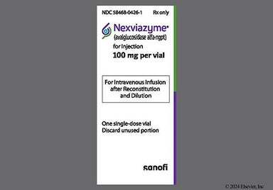 yellow - Nexviazyme 100mg Powder for Injection
