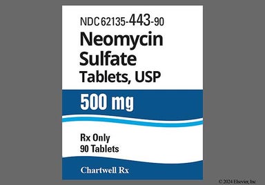 White Round 119 And Ce - Neomycin Sulfate 500mg Tablet