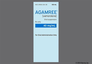 white - AGAMREE 40mg/mL Suspension