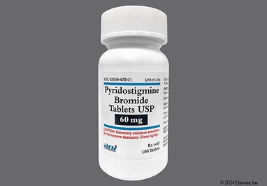 White Round Ani 470 - Pyridostigmine Bromide 60mg Tablet